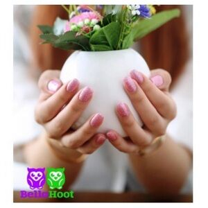 Sparkling Pink Nail Wraps